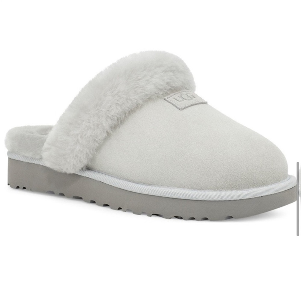 NWB UGG genuine shearling cozy suede slipper